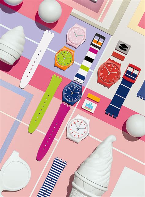 手錶變身卡通|Swatch X You 畫布客製錶 